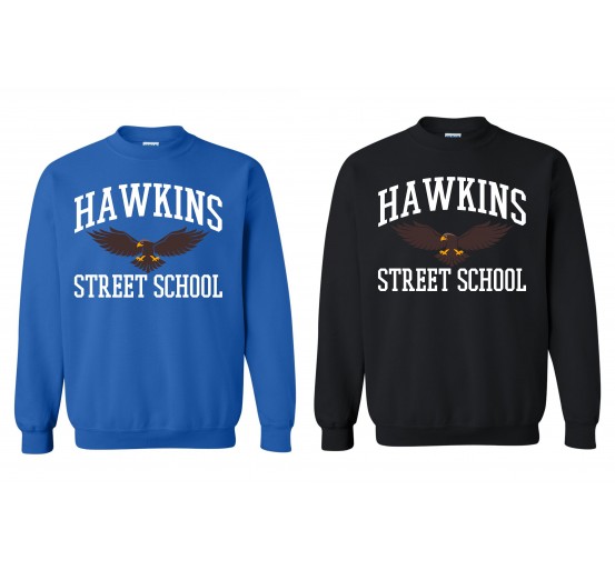 Hawkins Street School Crew Neck Sweatshirt